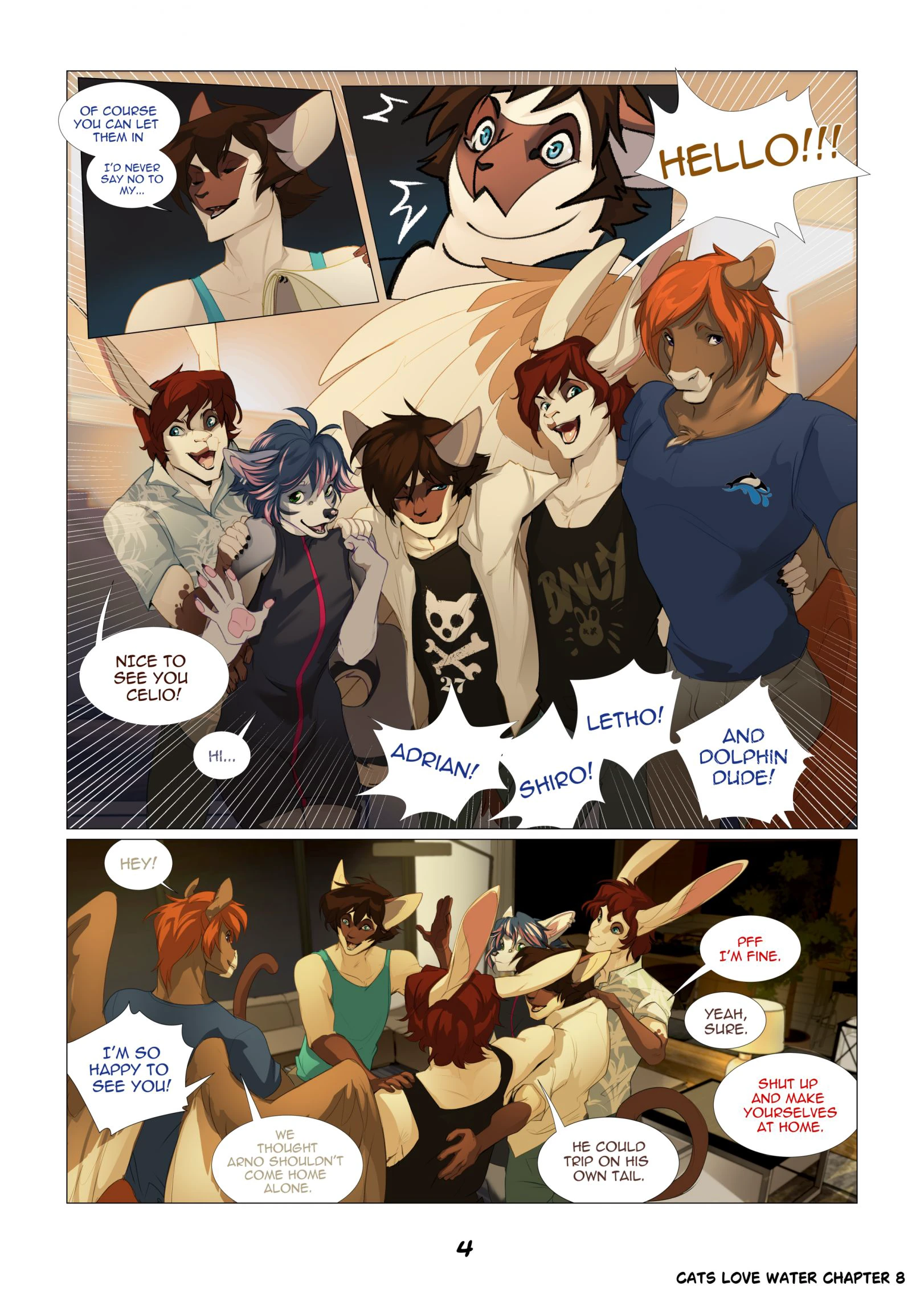 Cats Love Water 8 — page 4