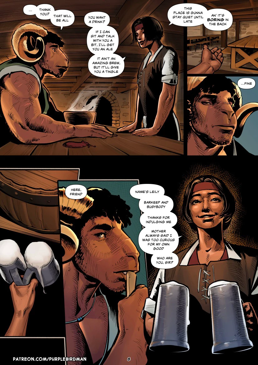 Roses for Avalon: Chapter 1 the Long Road Home — page 8