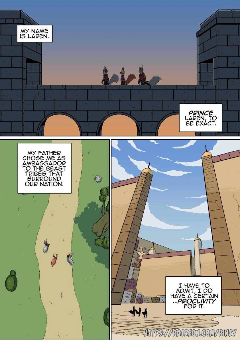 Princely Negotiations — page 1