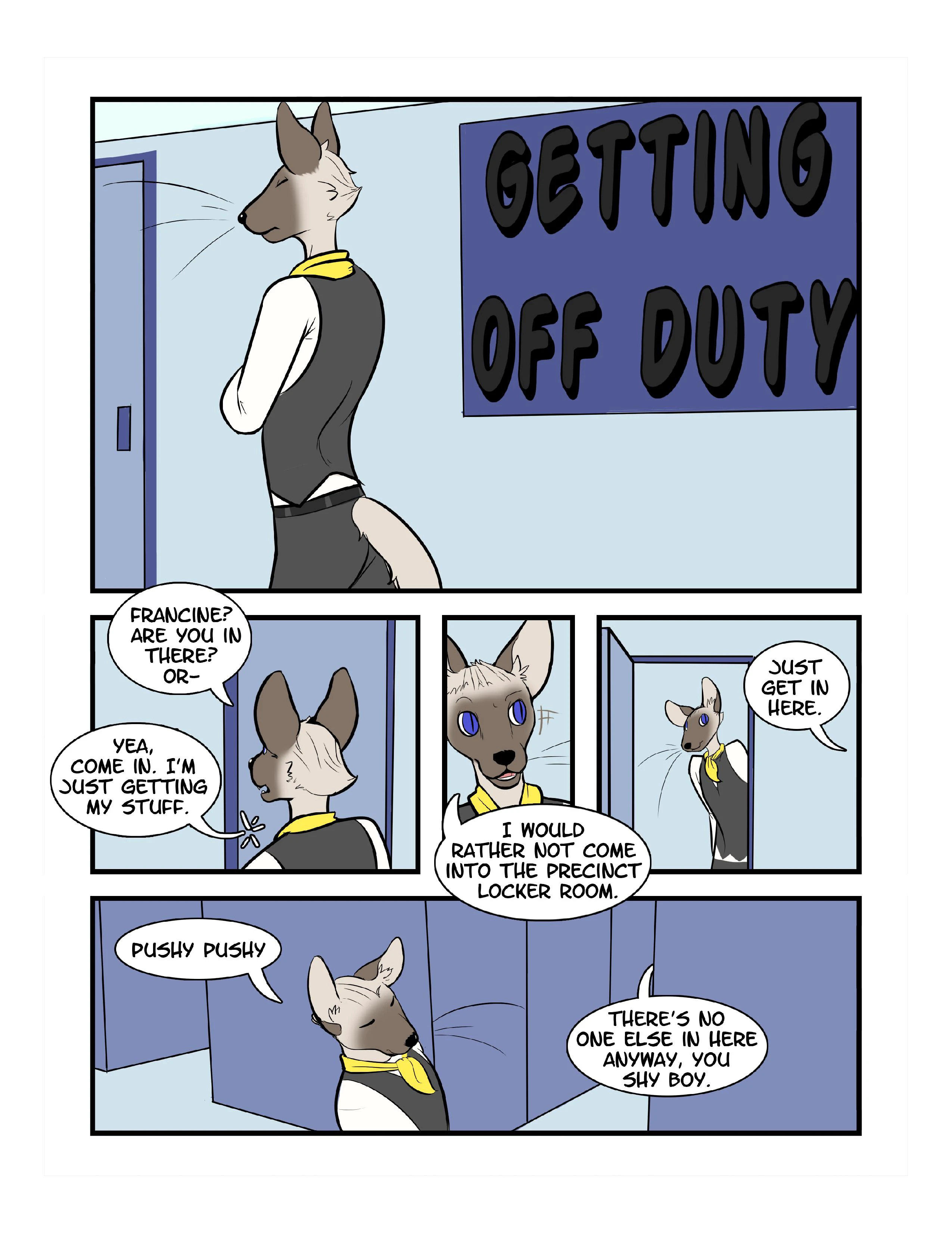 Getting Off Duty — page 1