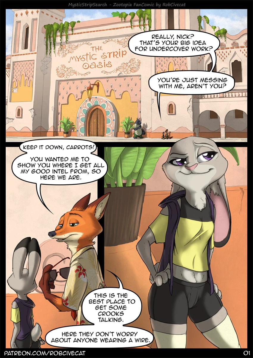 Mystic Strip Search — page 1
