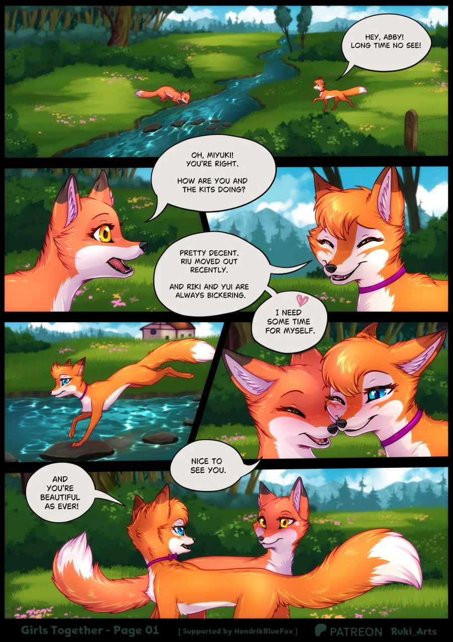 Girls Together — page 1