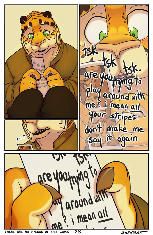 There Are No Hyenas in This Comic — page 28