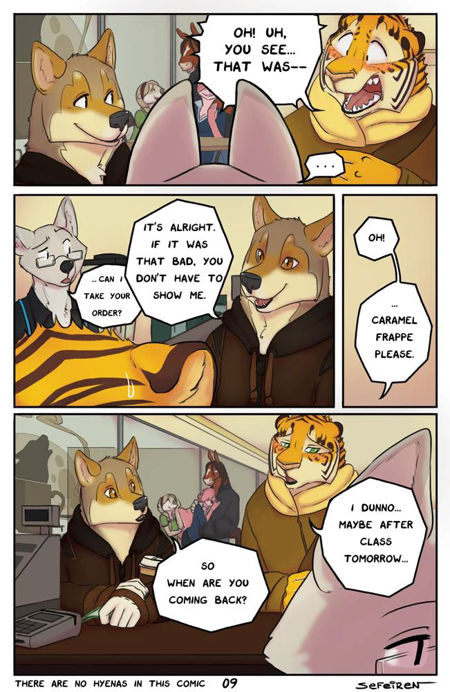 There Are No Hyenas in This Comic — page 9