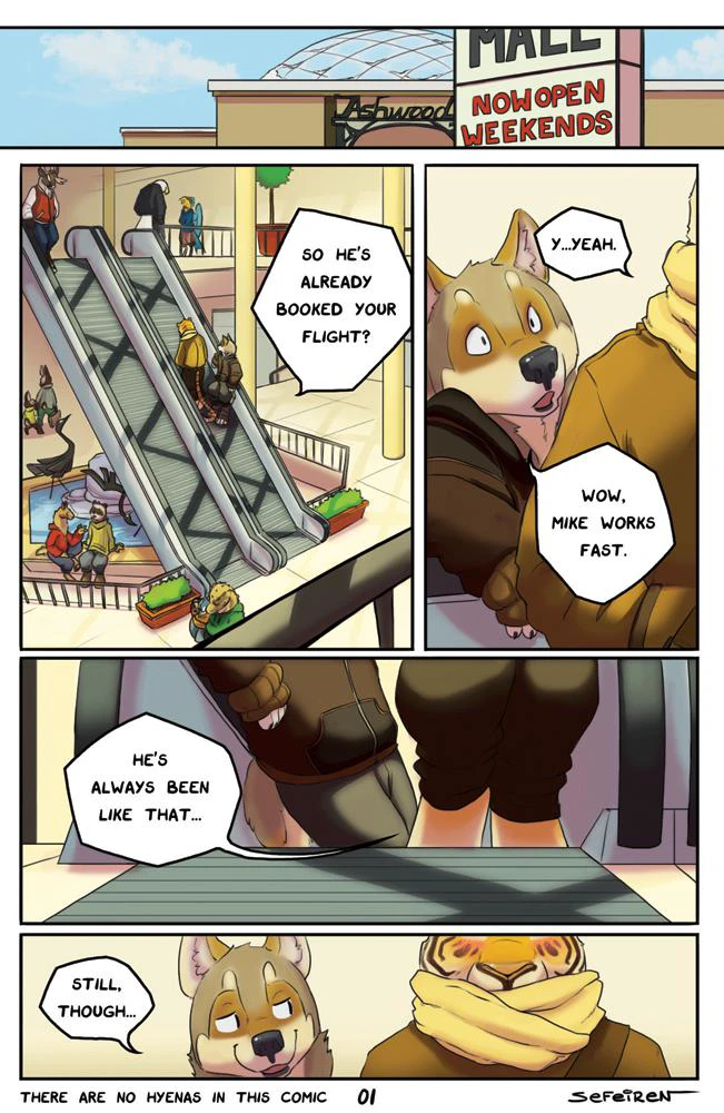 There Are No Hyenas in This Comic — page 1