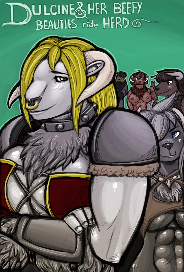 Her Beefy Beauties Ride Herd cover