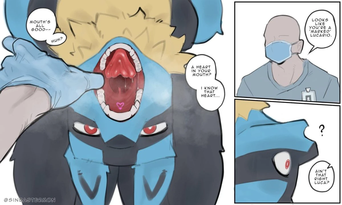 Dental Visit for Lucario — page 1