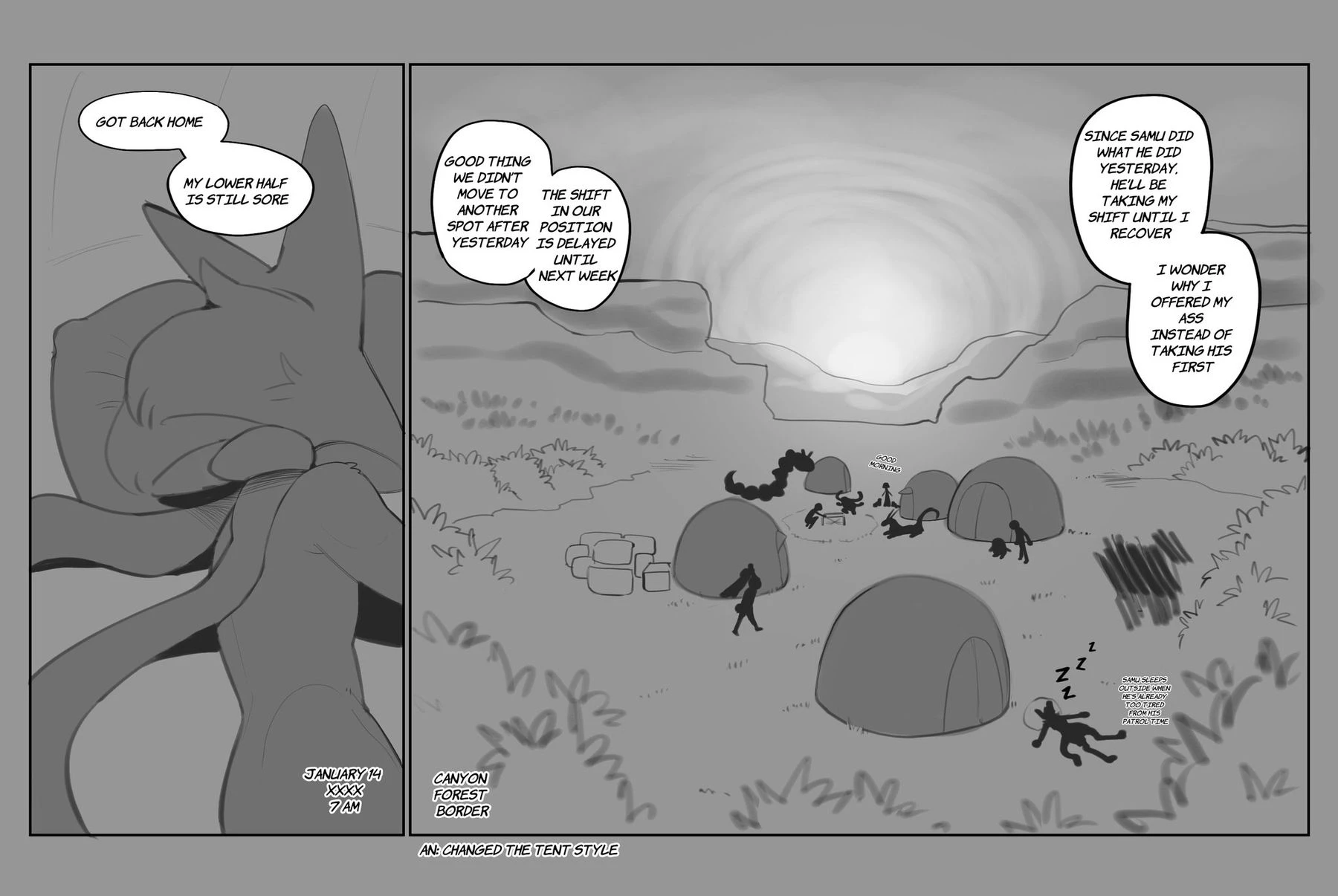 Samu and Vine's Awakening Part 1 — page 57
