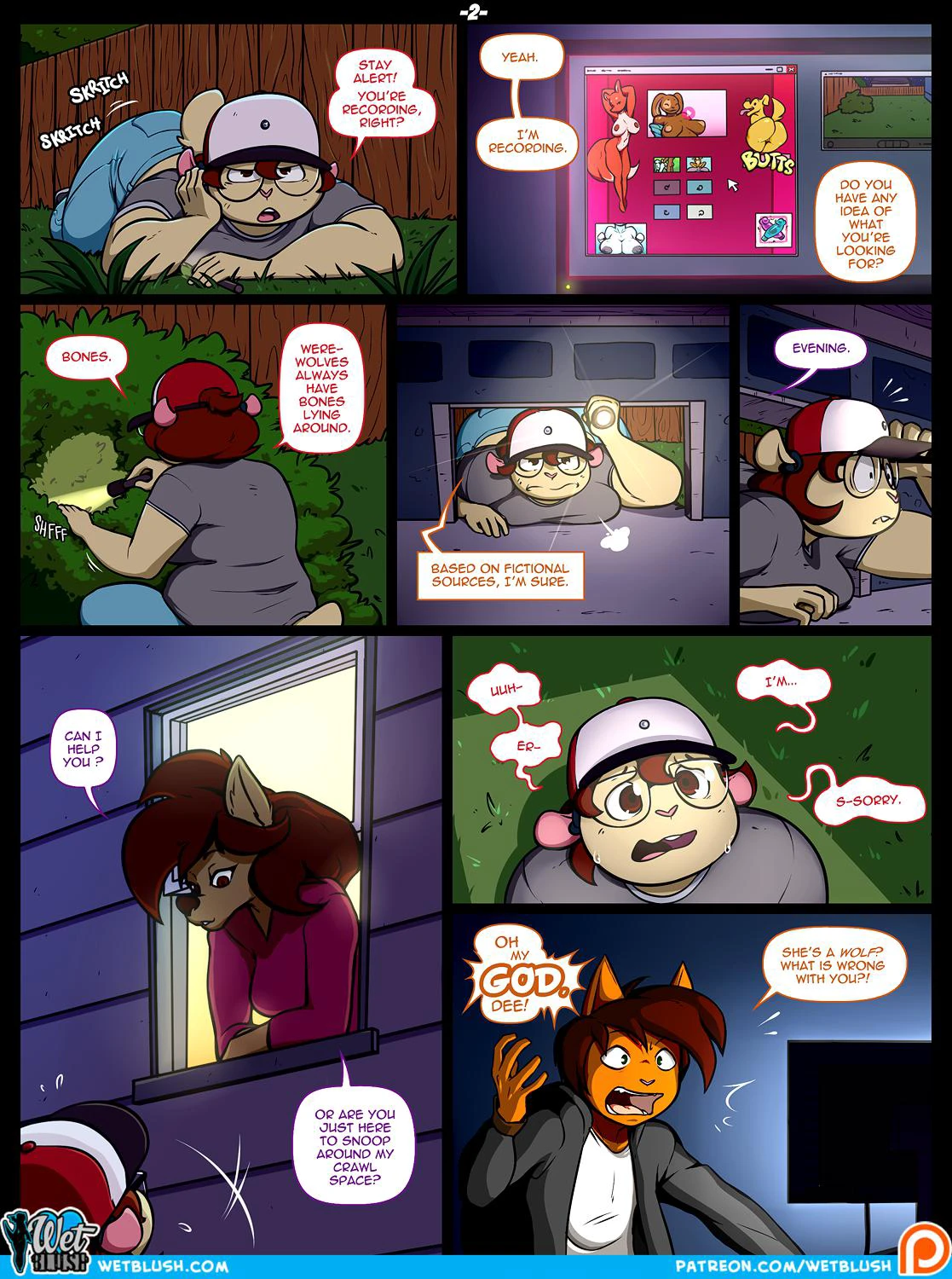She's a Werewolf — page 1