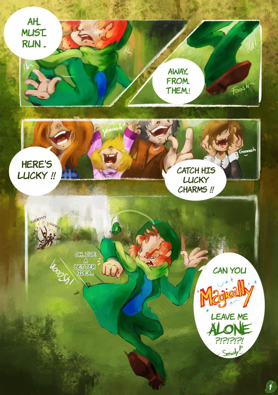 Lucky and Chocolate Charms — page 1