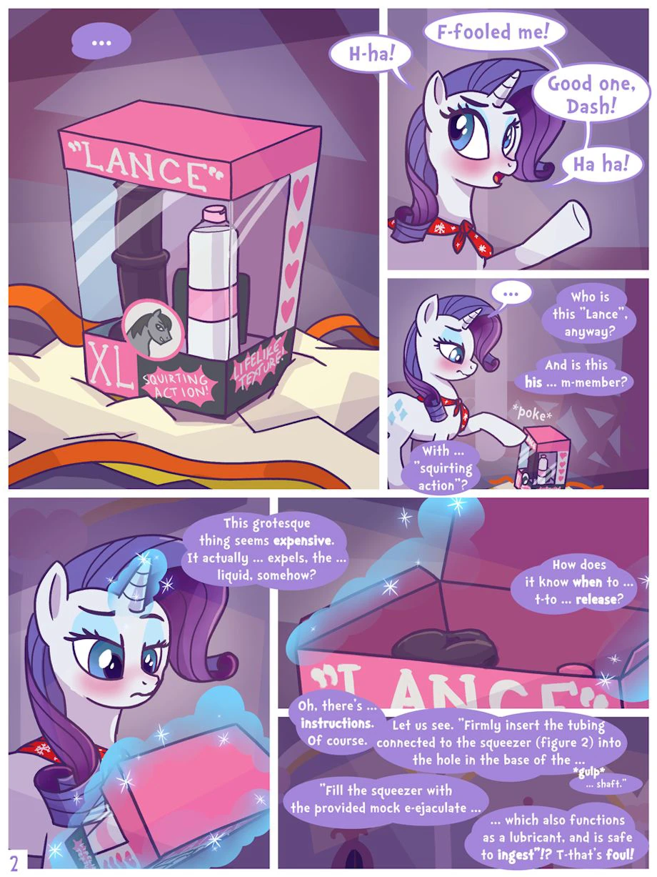 Rarity's Present — page 1