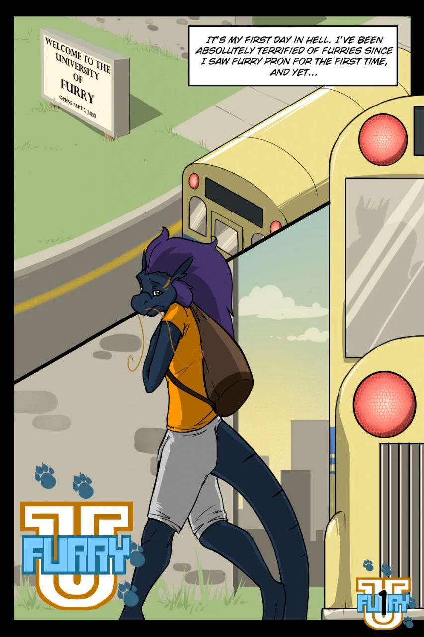 Furry University — page 1