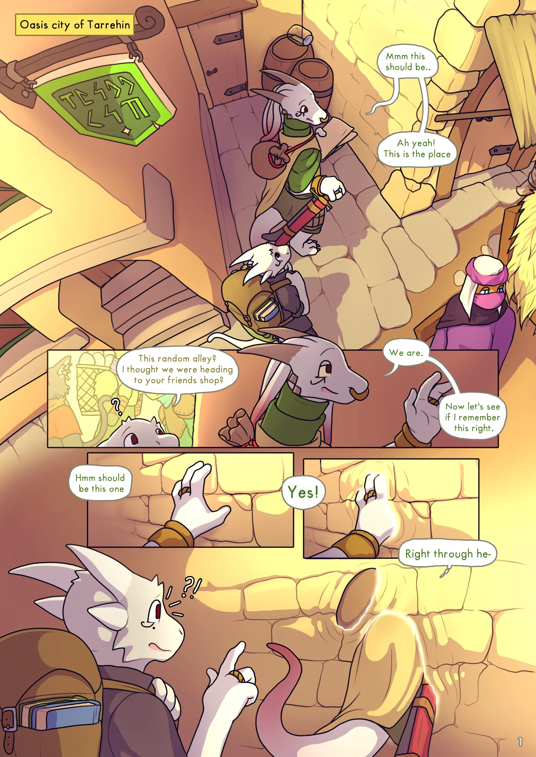 A Taste of Sorcery — page 1