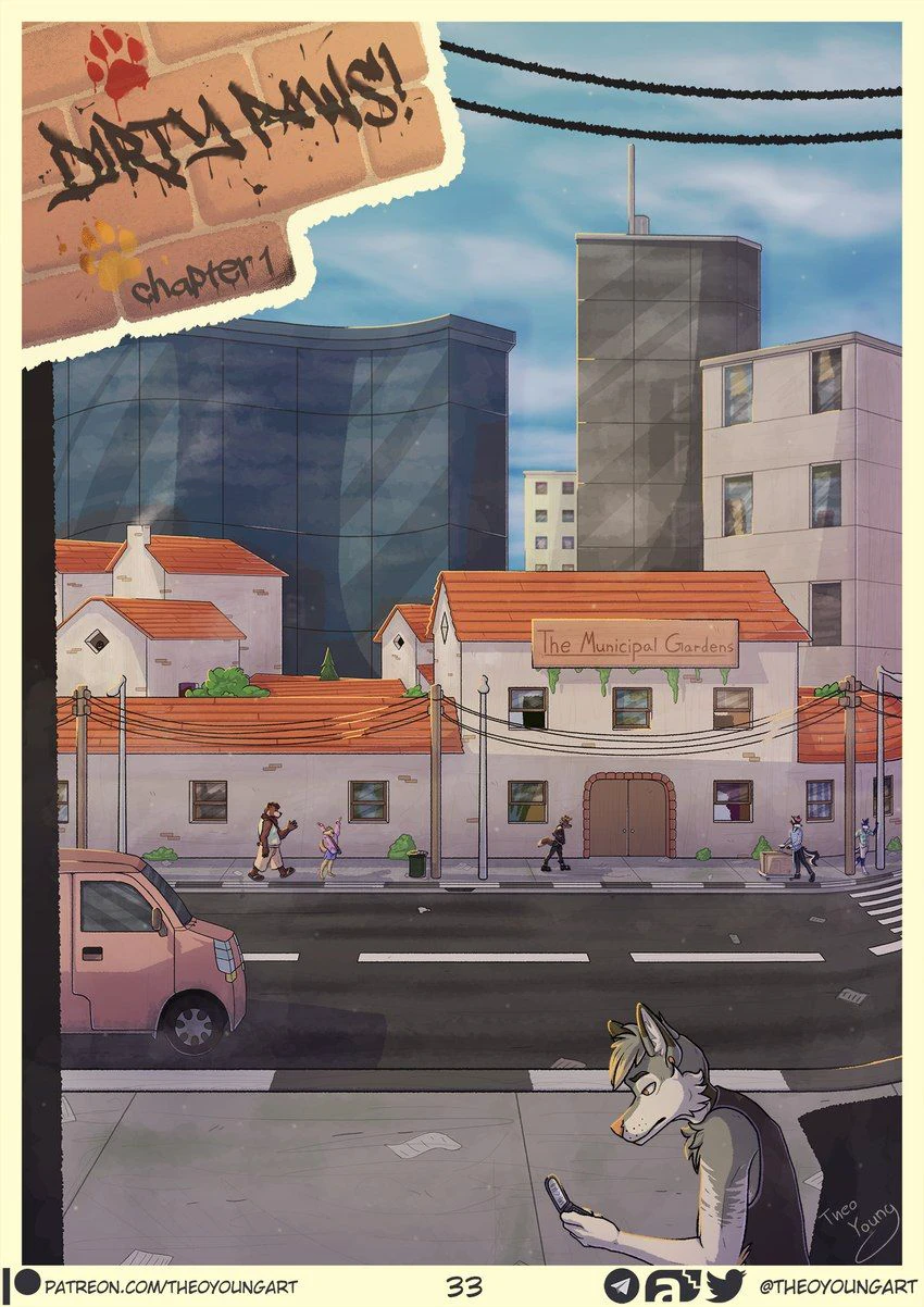Dirty Paws! Chapter 1 cover