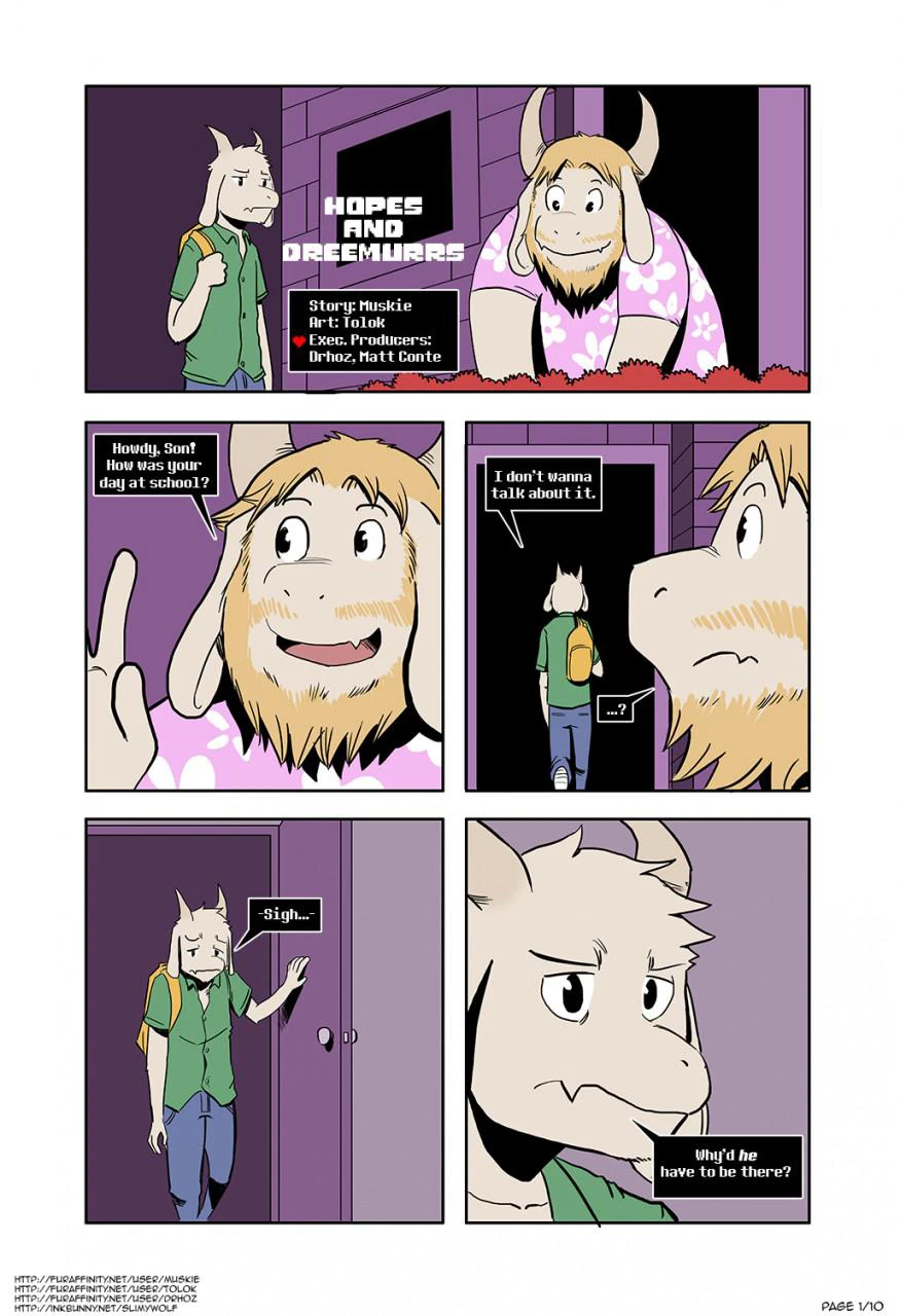 Hopes and Dreemurrs cover