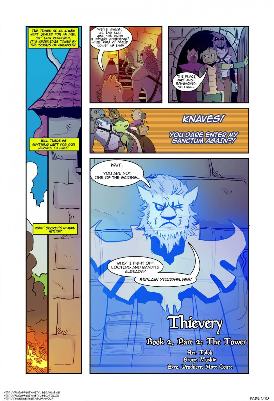Thievery - The Tower (Ch 8) cover