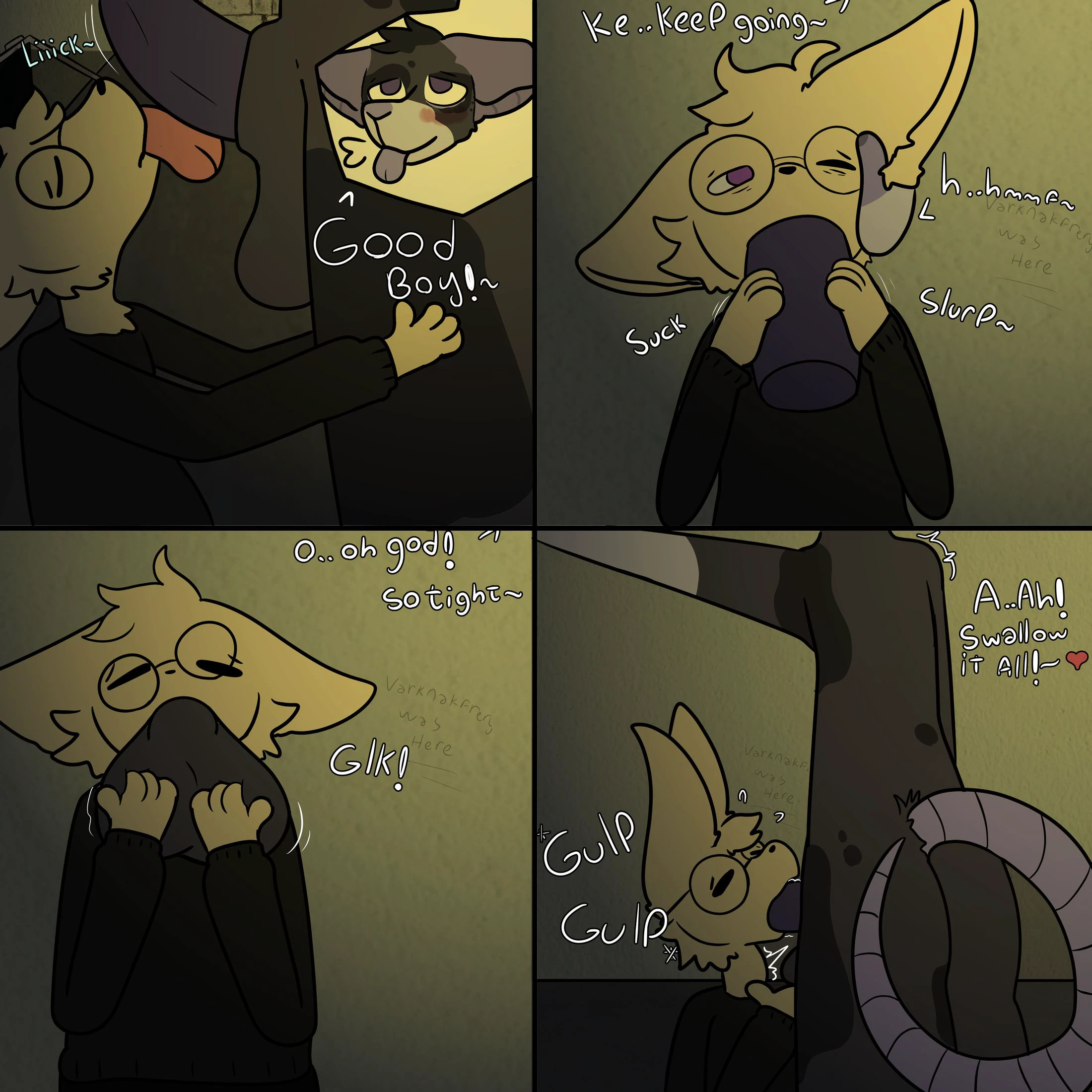 A Nasty Rat And His Sweet Snack — page 1