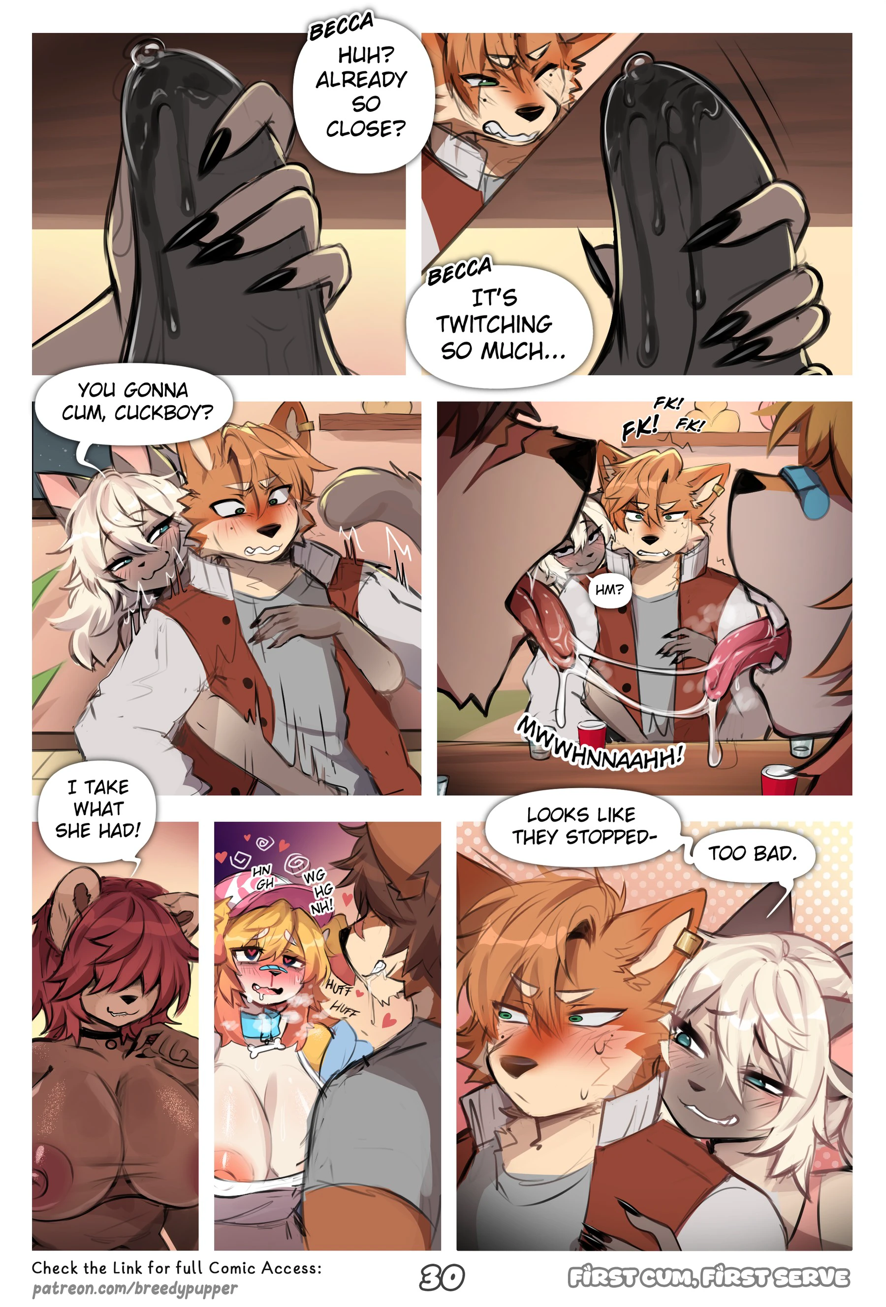 First Cum, First Serve! — page 32