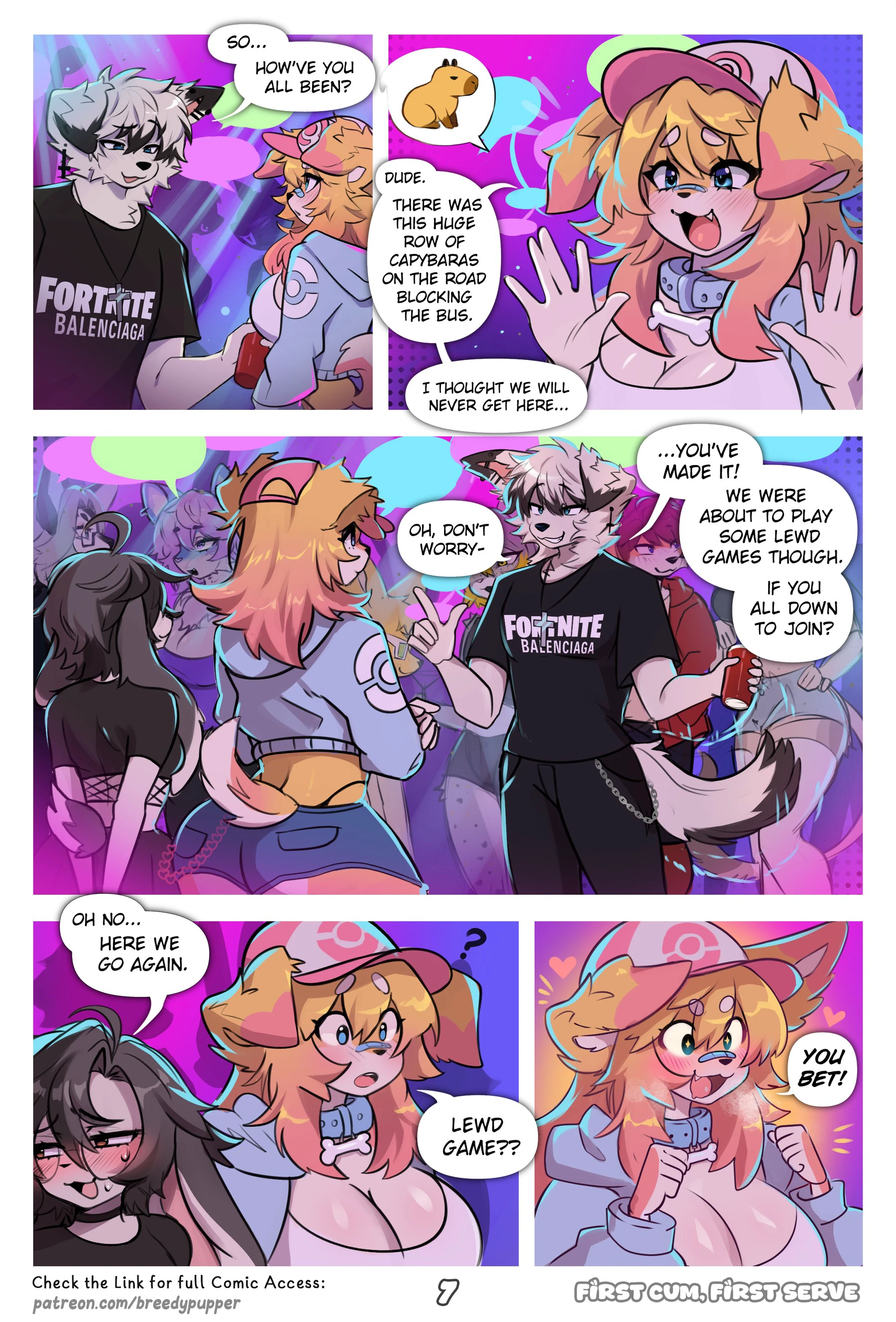 First Cum, First Serve! — page 9