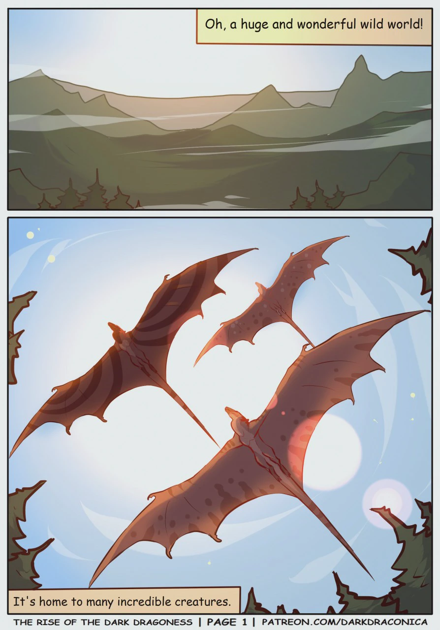 The Rise of the Dark Dragoness — page 1
