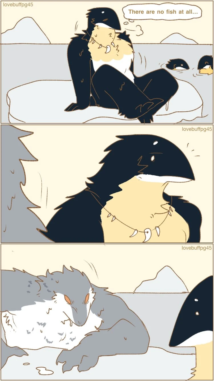 Leopard Seal and Penguin cover