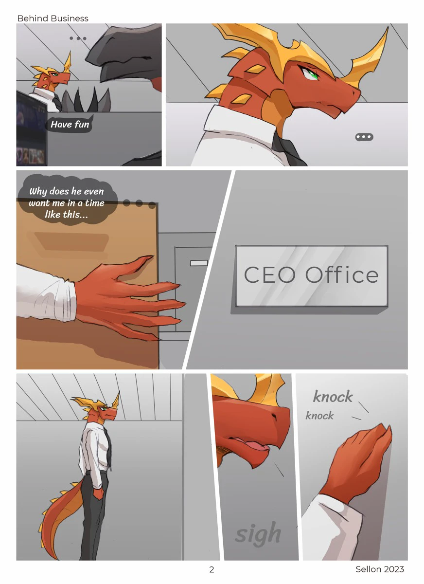 Behind Business — page 1