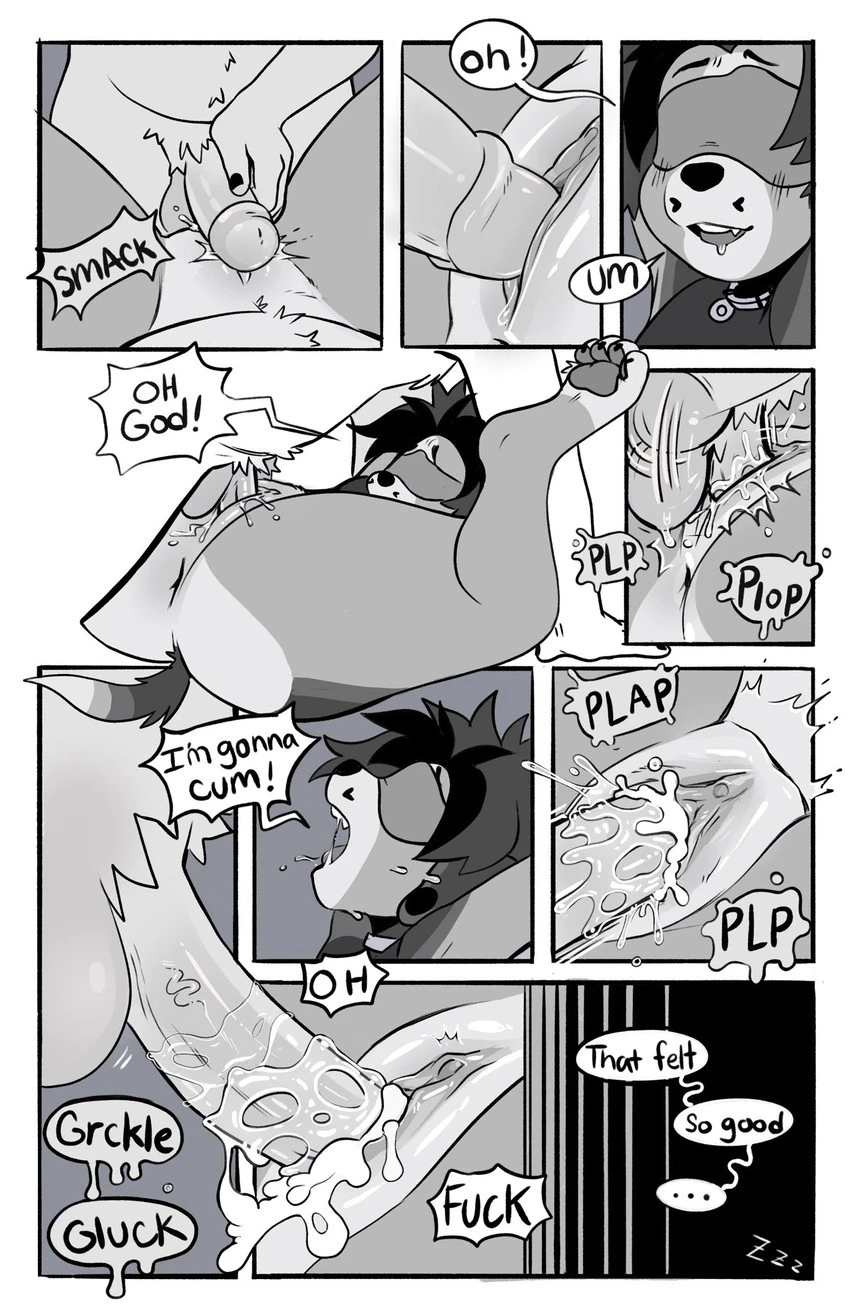Horny Comic About a Tied Up Puppy — page 3