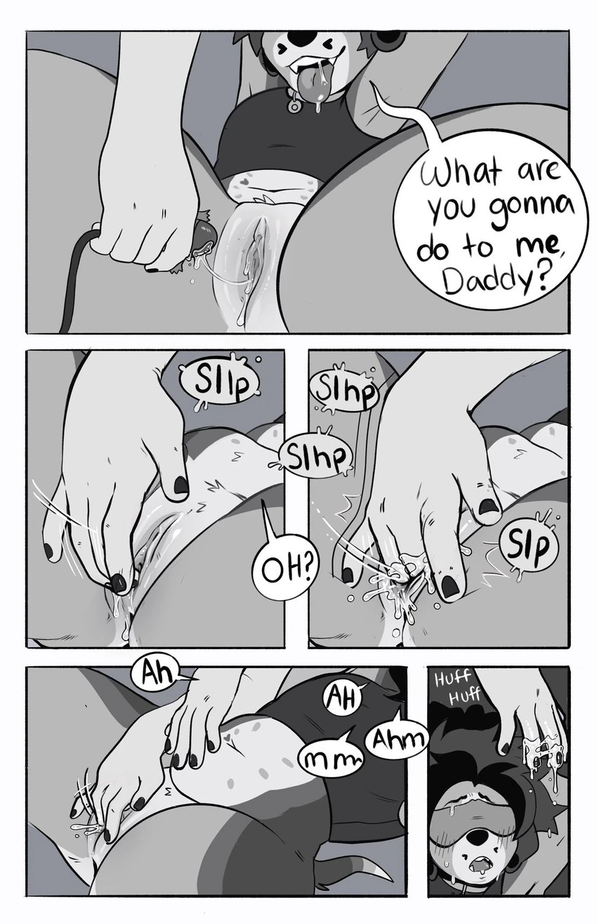 Horny Comic About a Tied Up Puppy — page 2
