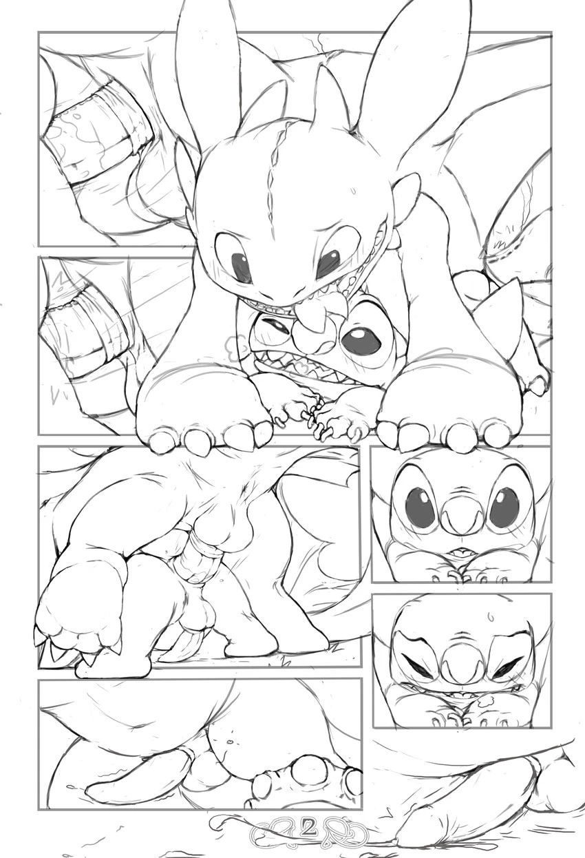 Stitch Vs Toothless — page 2