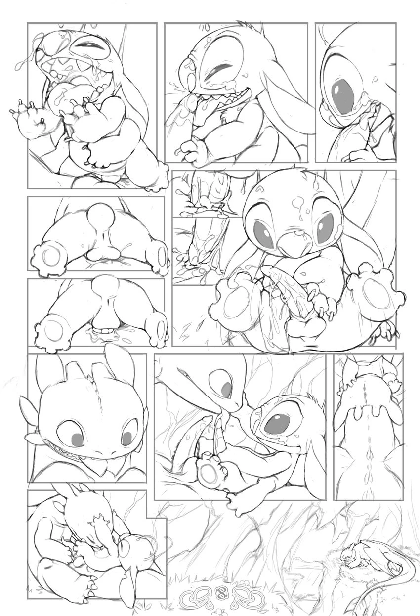 Stitch Vs Toothless — page 8