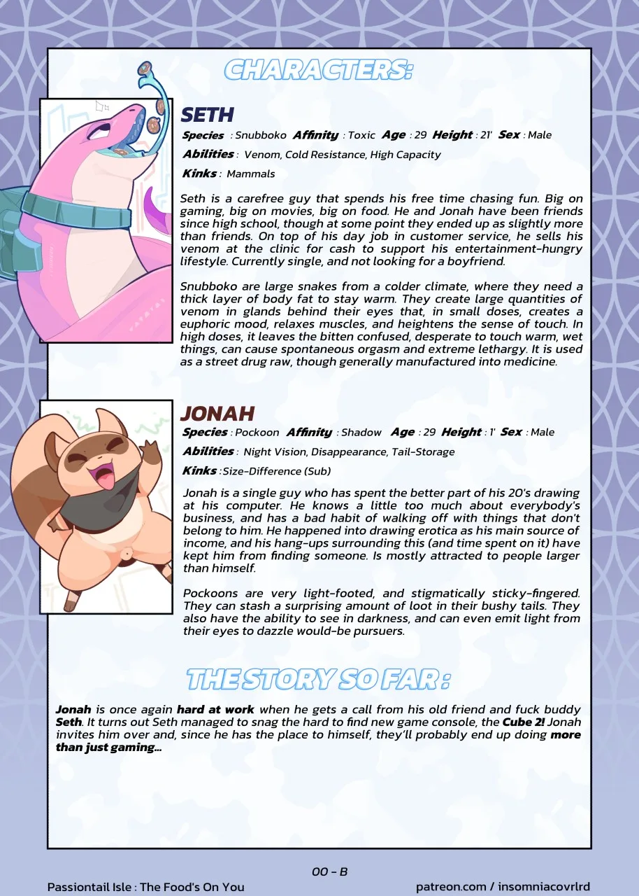 Passiontail Isle : The Food's On You — page 1