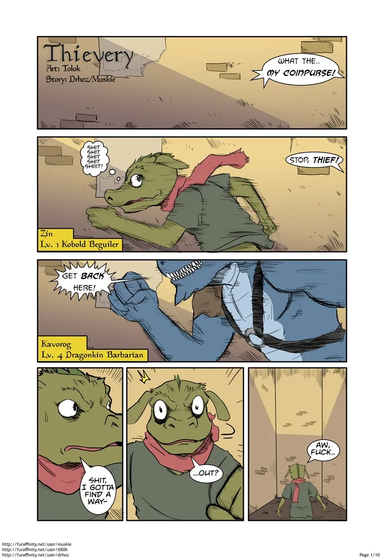 Thievery (Ch 1) cover