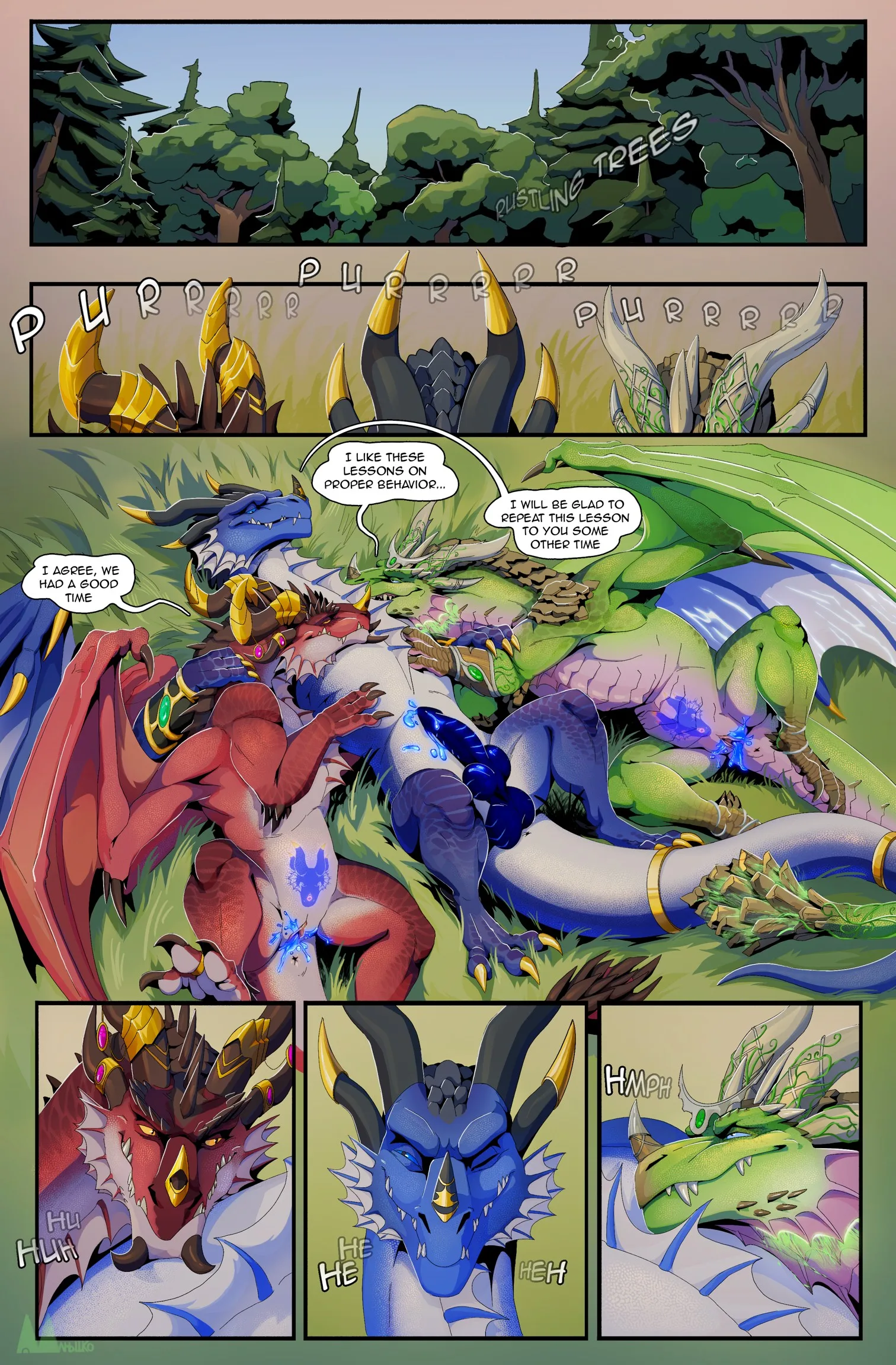 Threesome in the Forest — page 3