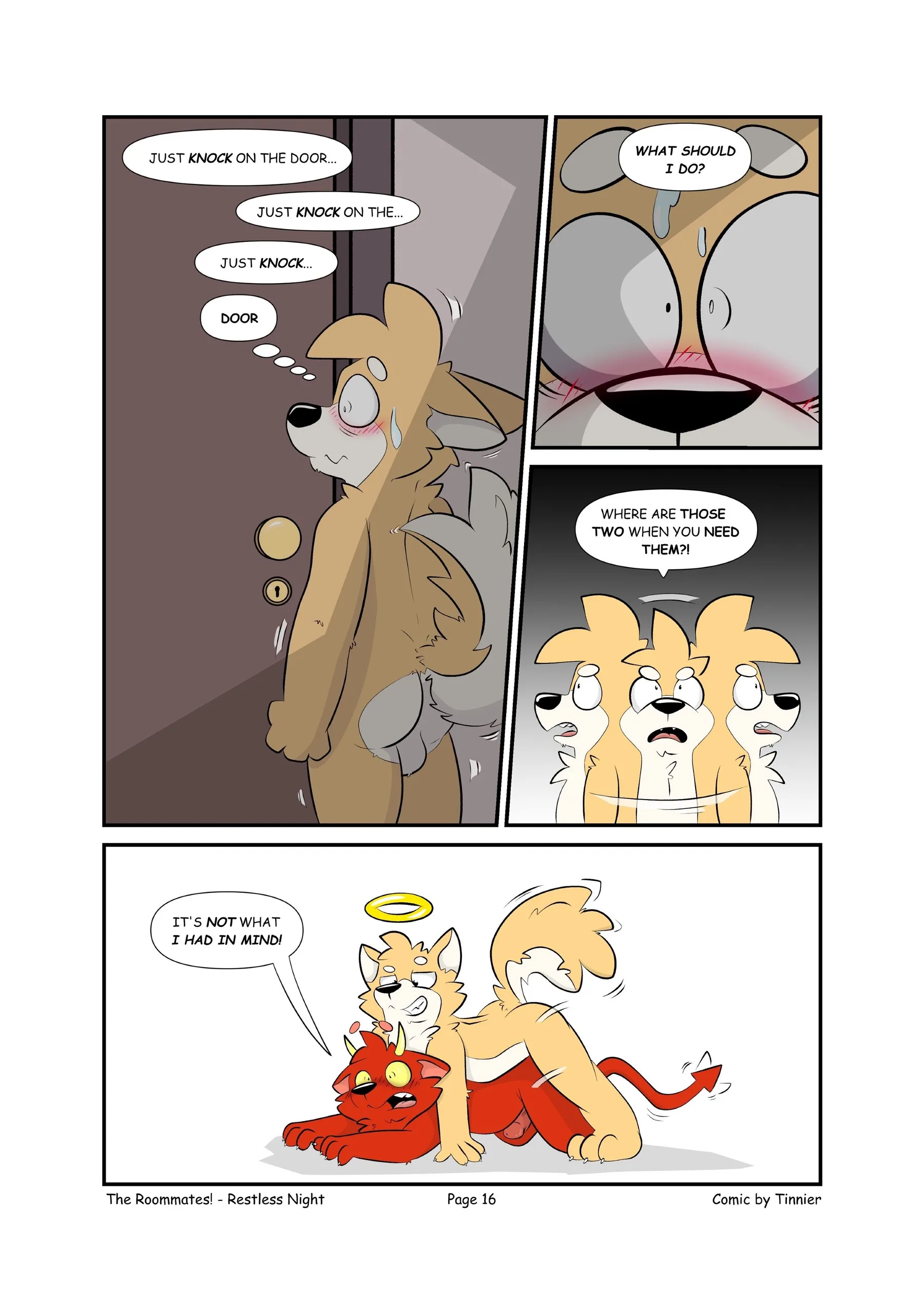 The Roommates! - Restless Night — page 17