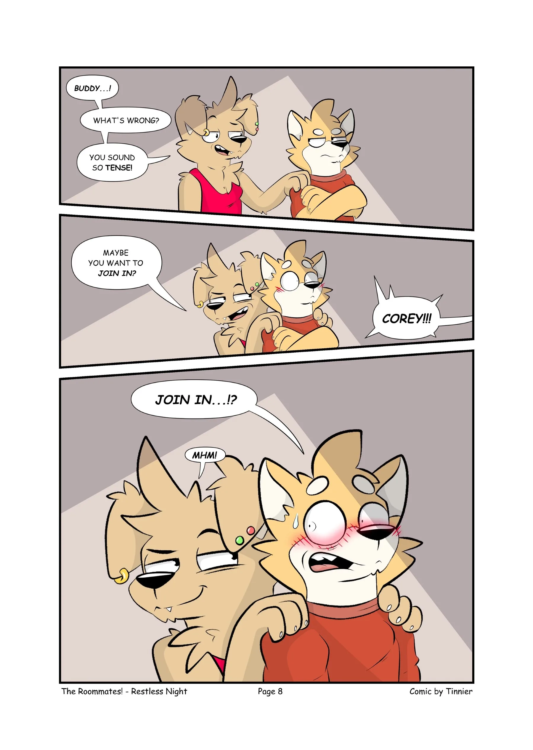 The Roommates! - Restless Night — page 9