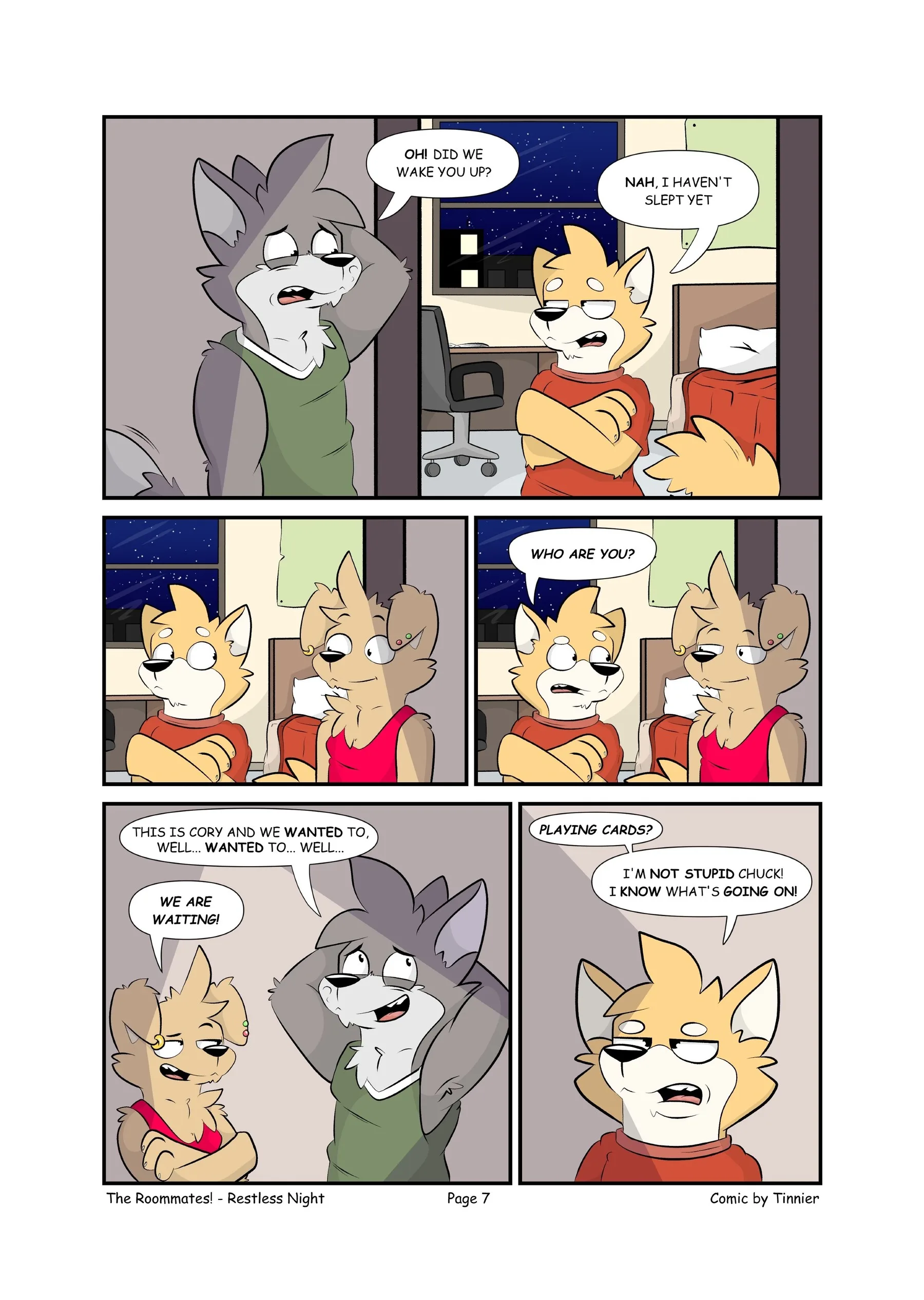 The Roommates! - Restless Night — page 8