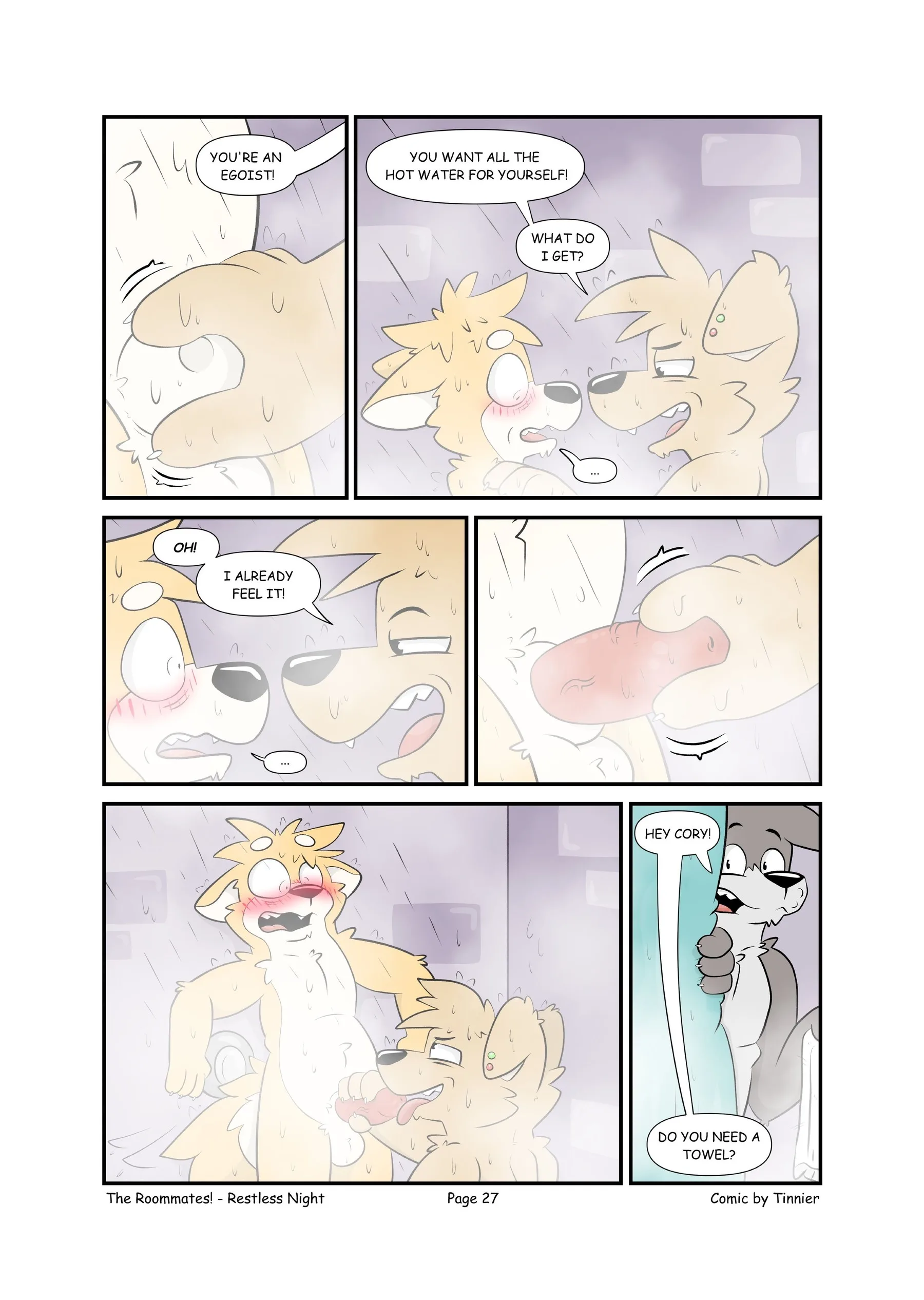 The Roommates! - Restless Night — page 28