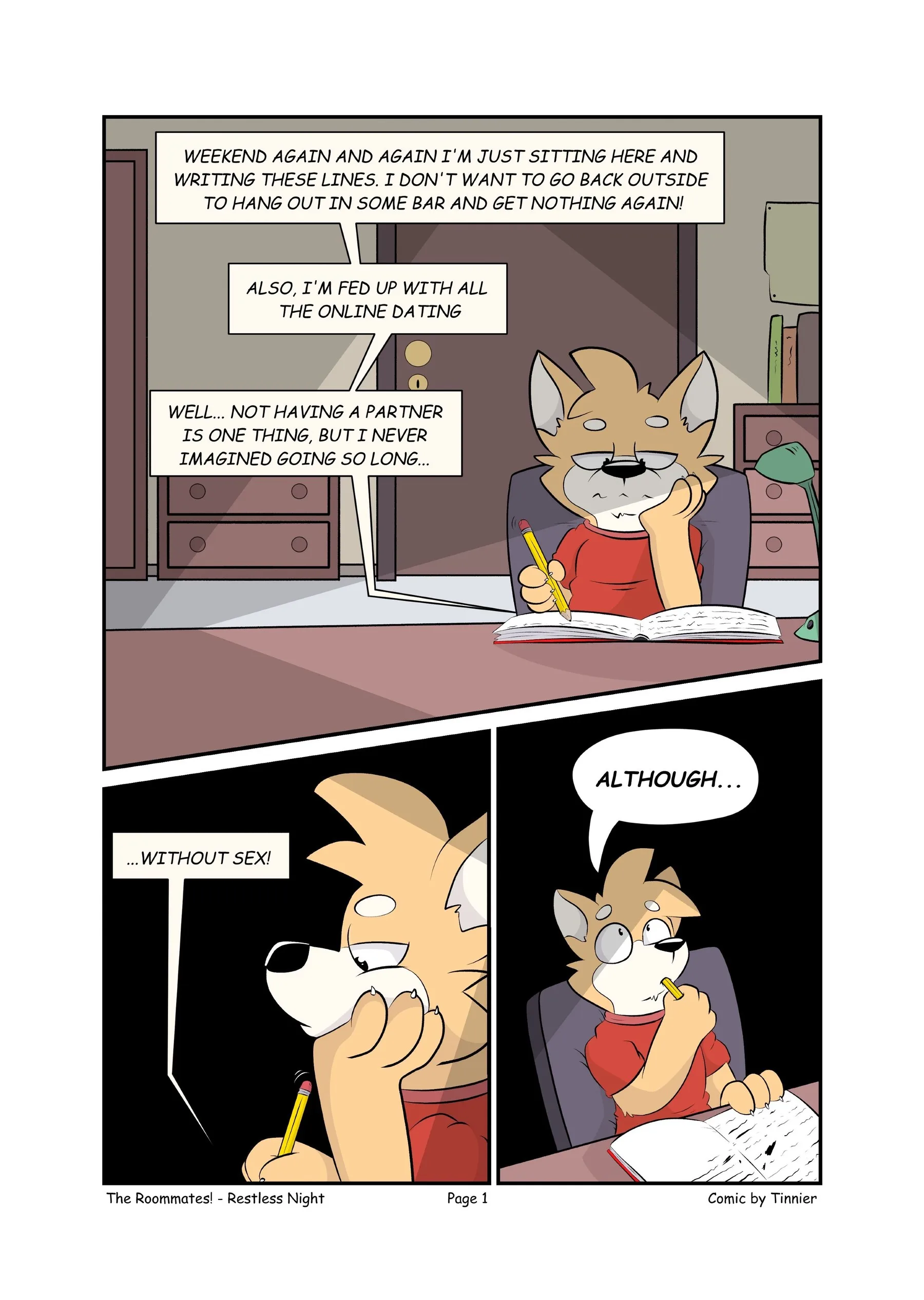 The Roommates! - Restless Night — page 2