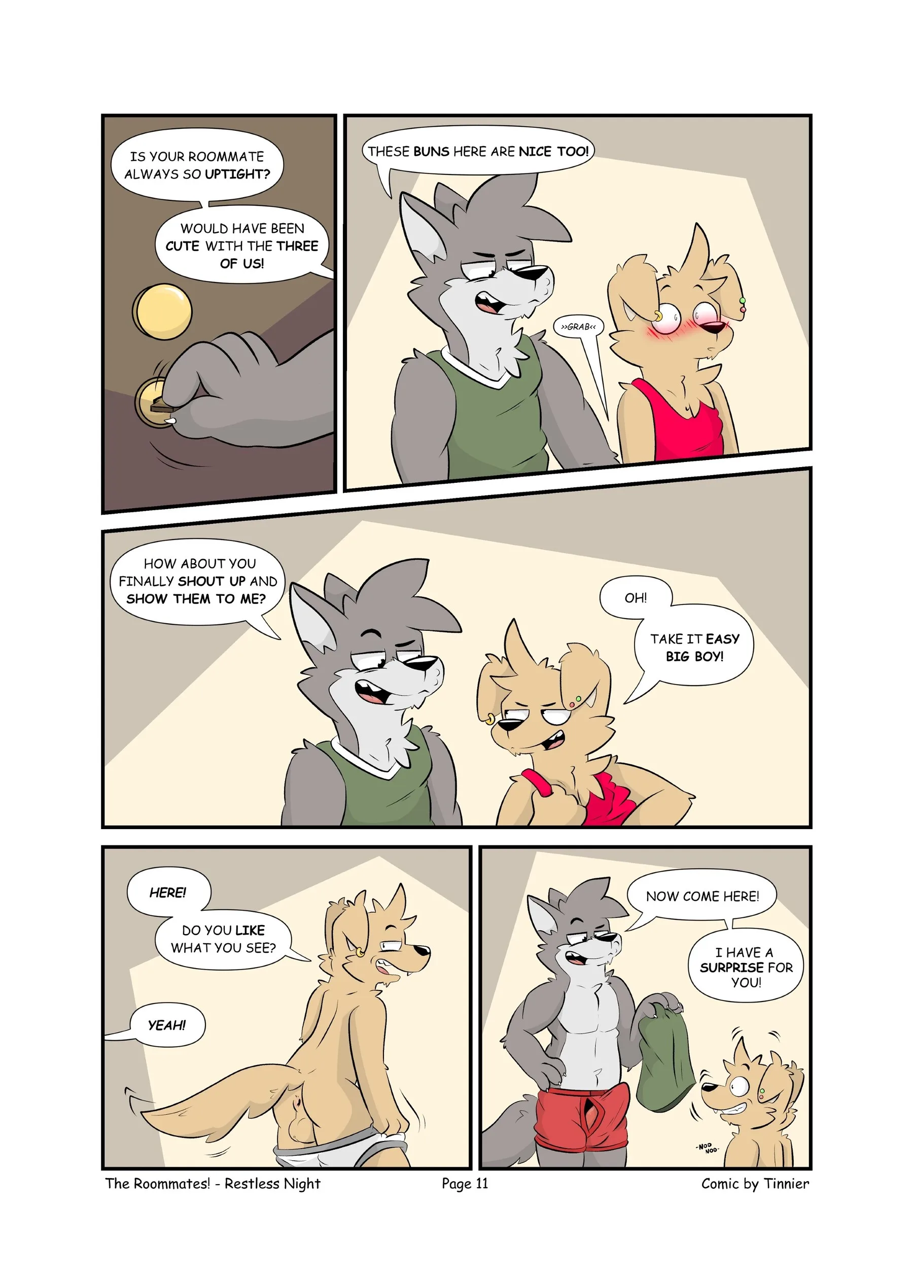 The Roommates! - Restless Night — page 12