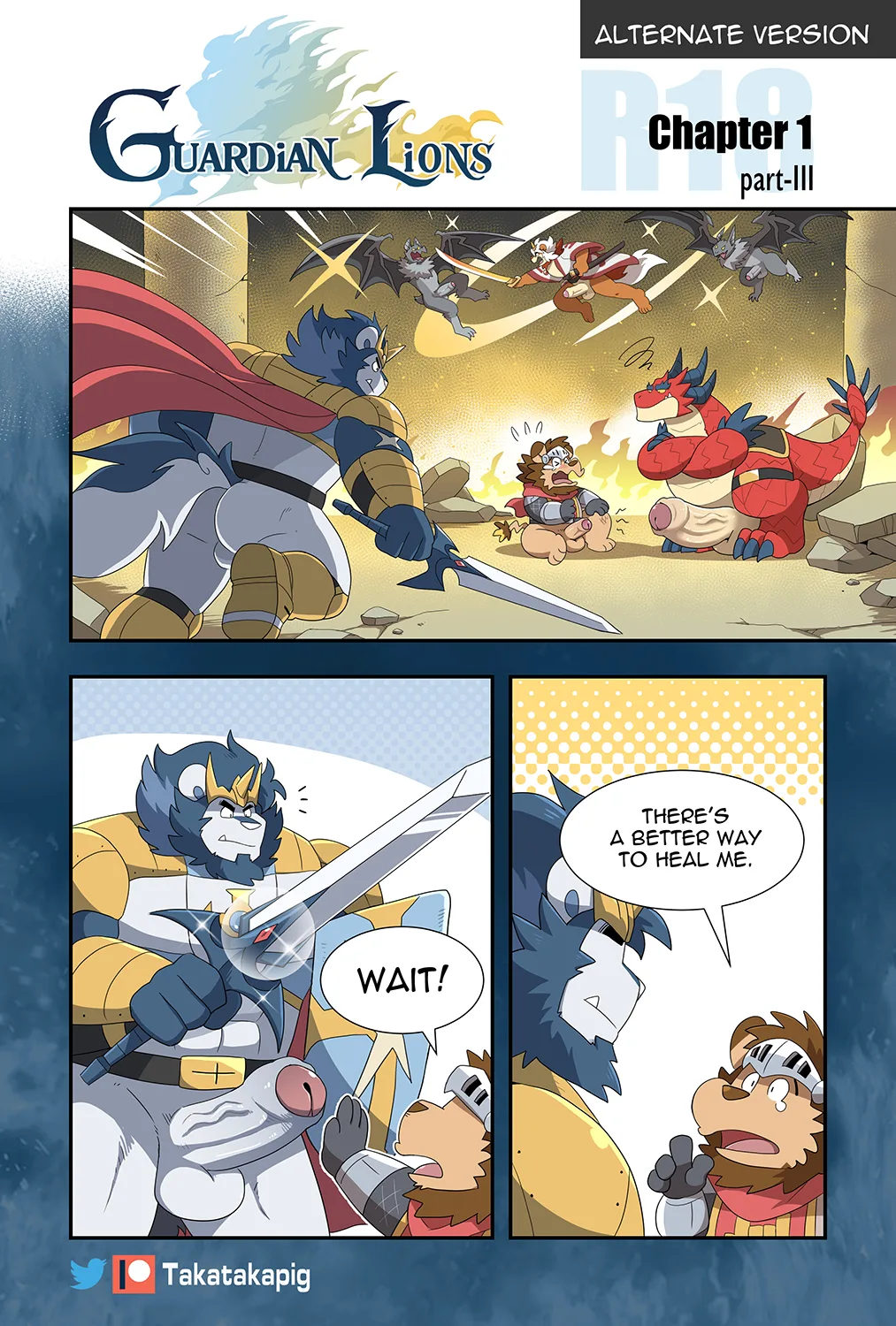 Guardian Lions - Alt. More Lewd Version — page 2