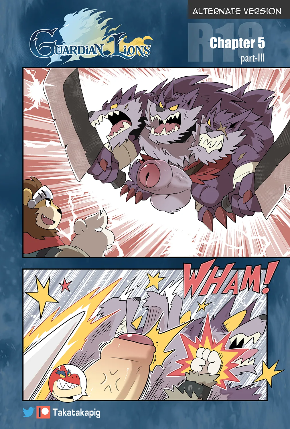 Guardian Lions - Alt. More Lewd Version — page 21