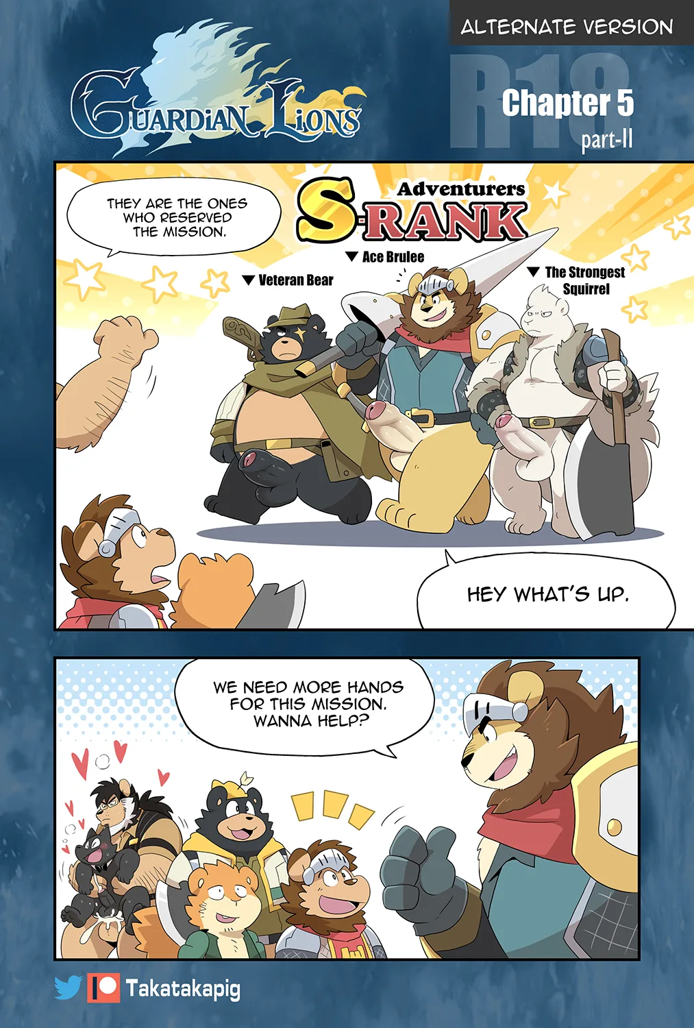 Guardian Lions - Alt. More Lewd Version — page 20