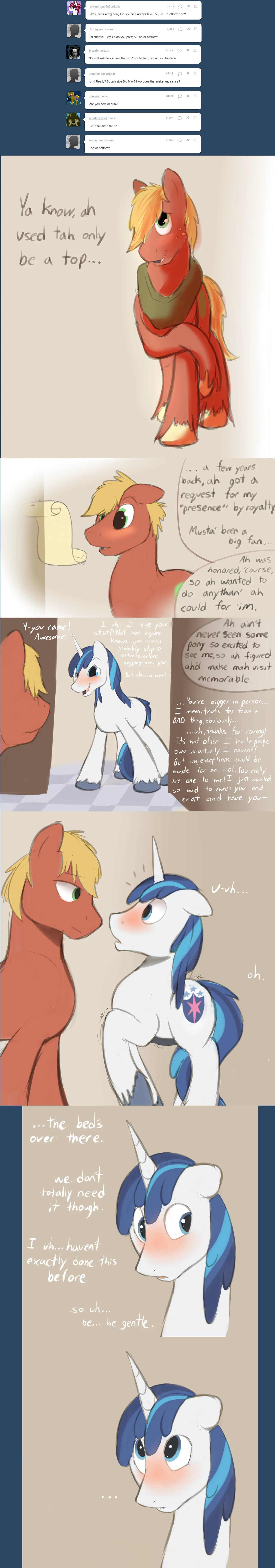 Shining Armor X Big Mac cover