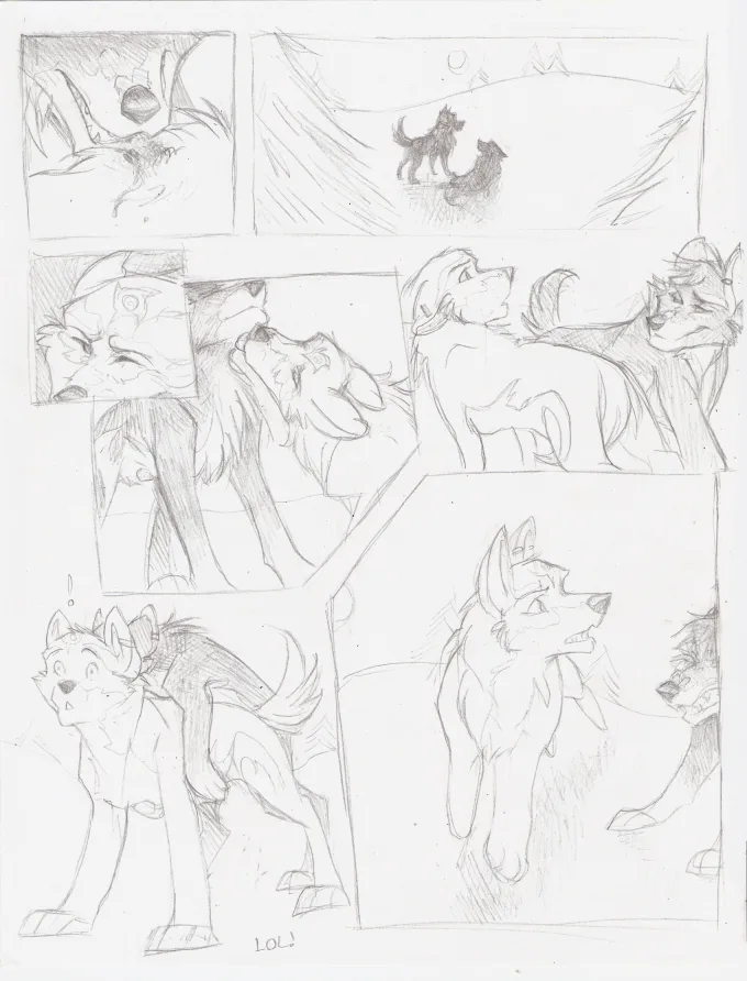 Dark vs Light — page 1