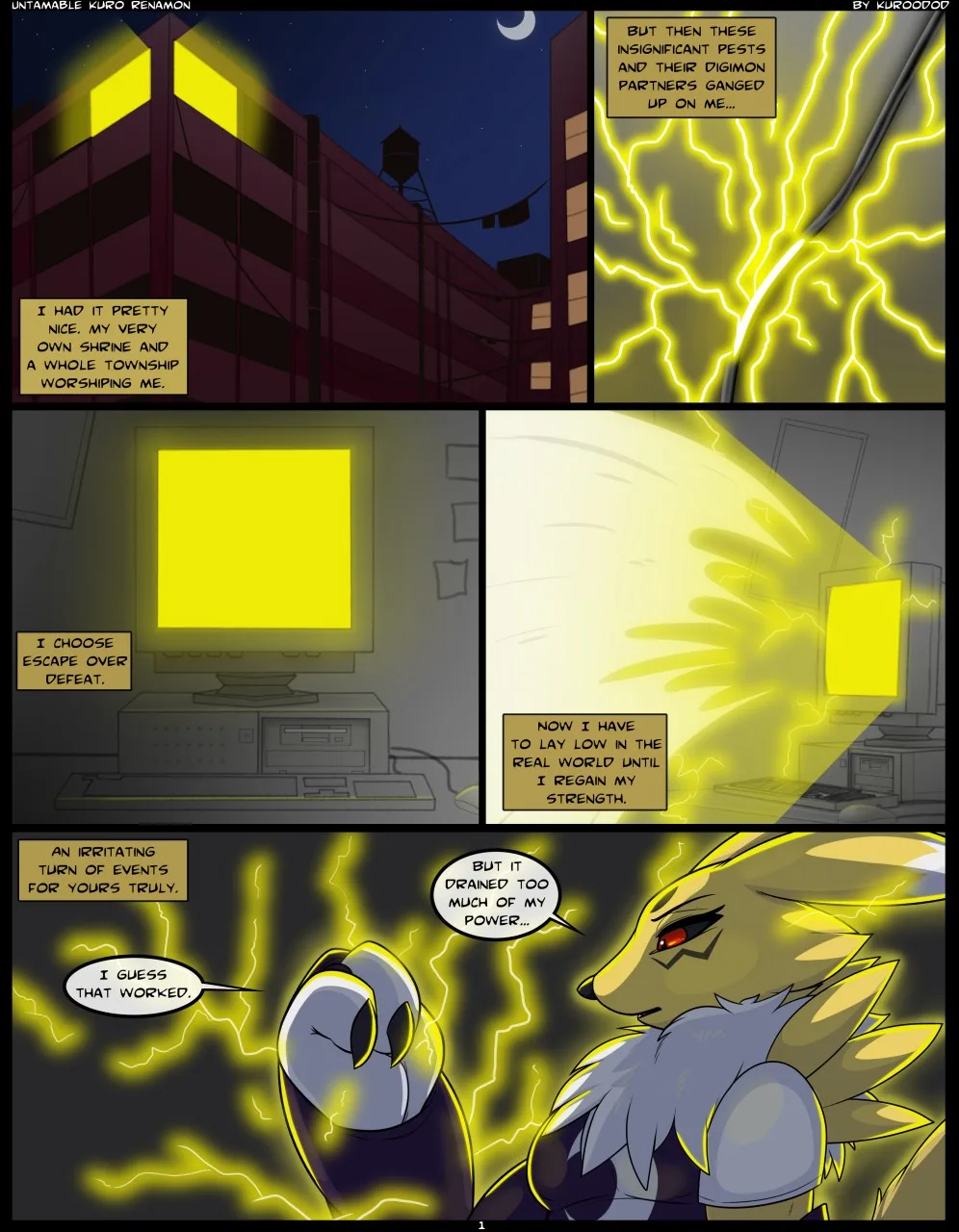 Untamable Kuro Renamon cover